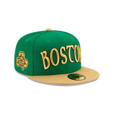 Sapca New Era Boston Celtics NBA 2019 NBA Authentics City Series 59FIFTY Fitted - Verzi